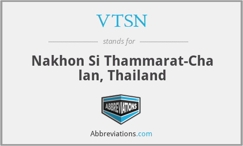 VTSN - Nakhon Si Thammarat-Cha lan, Thailand
