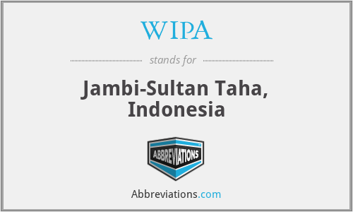 WIPA - Jambi-Sultan Taha, Indonesia