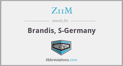 Z11M - Brandis, S-Germany