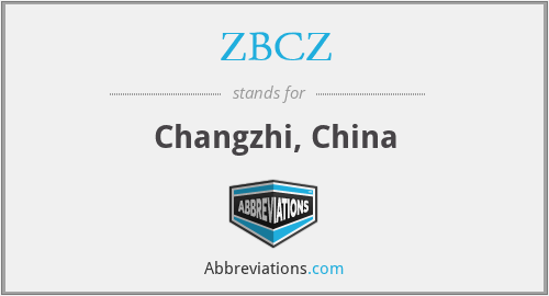 ZBCZ - Changzhi, China