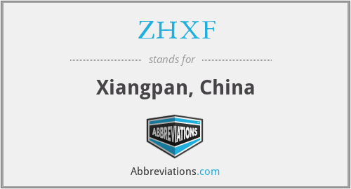 ZHXF - Xiangpan, China