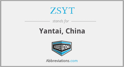 ZSYT - Yantai, China