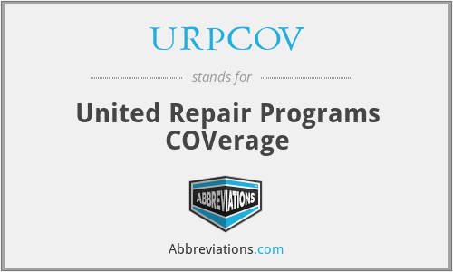 URPCOV - United Repair Programs COVerage