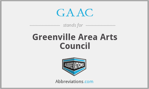 GAAC - Greenville Area Arts Council