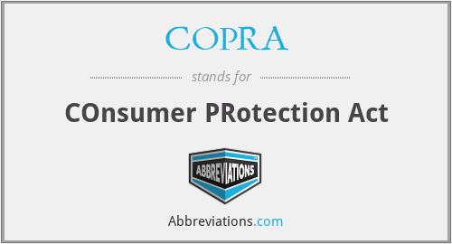 COPRA - COnsumer PRotection Act