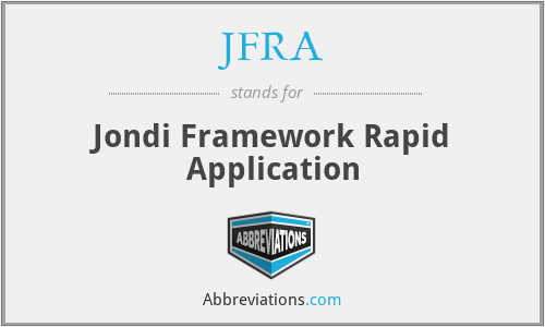JFRA - Jondi Framework Rapid Application