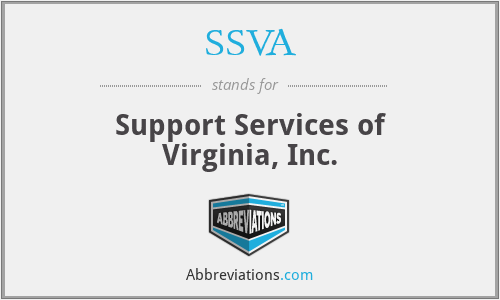 SSVA - Support Services of Virginia, Inc.