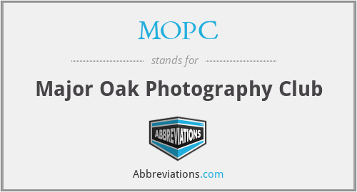 MOPC - Major Oak Photography Club