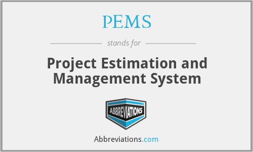 PEMS - Project Estimation and Management System