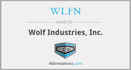 WLFN - Wolf Industries, Inc.