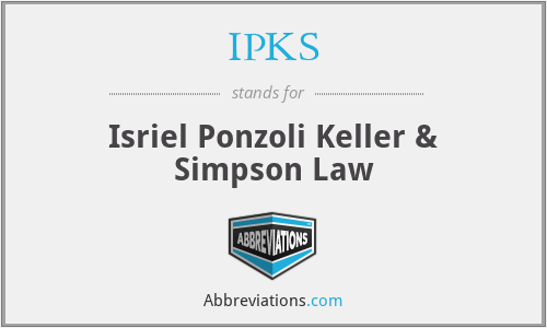 IPKS - Isriel Ponzoli Keller & Simpson Law