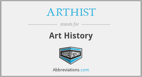 ARTHIST - Art History