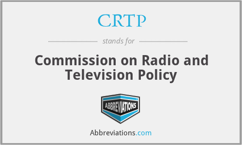 CRTP - Commission on Radio and Television Policy