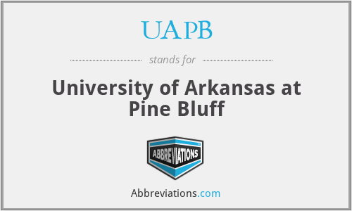 UAPB - University of Arkansas at Pine Bluff