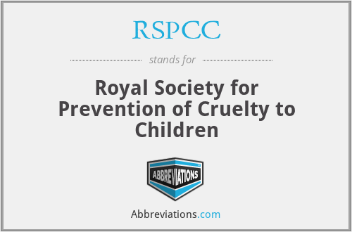 RSPCC - Royal Society for Prevention of Cruelty to Children