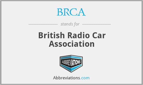 BRCA - British Radio Car Association