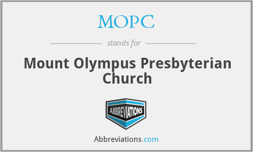 MOPC - Mount Olympus Presbyterian Church