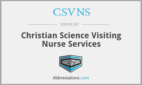 CSVNS - Christian Science Visiting Nurse Services