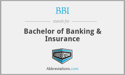 BBI - Bachelor of Banking & Insurance