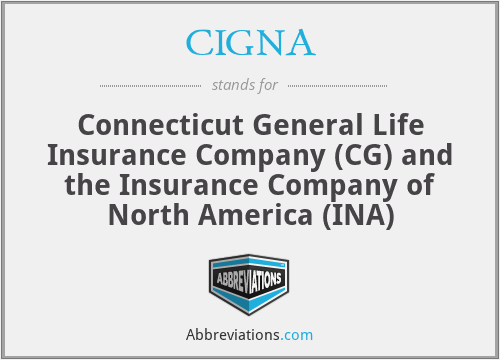 CIGNA - Connecticut General Life Insurance Company (CG) and the Insurance Company of North America (INA)
