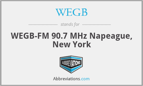 WEGB - WEGB-FM 90.7 MHz Napeague, New York