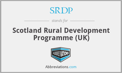 SRDP - Scotland Rural Development Programme (UK)