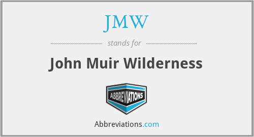 JMW - John Muir Wilderness