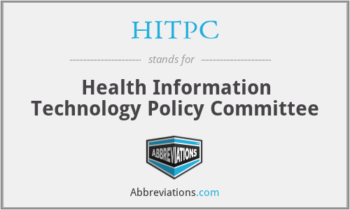 HITPC - Health Information Technology Policy Committee