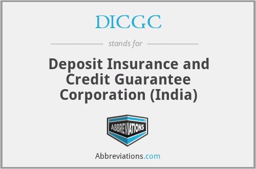 DICGC - Deposit Insurance and Credit Guarantee Corporation (India)