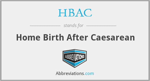 HBAC - Home Birth After Caesarean