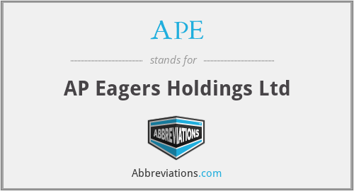 APE - AP Eagers Holdings Ltd