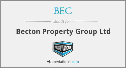 BEC - Becton Property Group Ltd