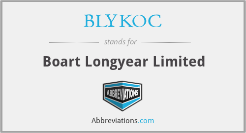 BLYKOC - Boart Longyear Limited