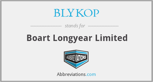 BLYKOP - Boart Longyear Limited