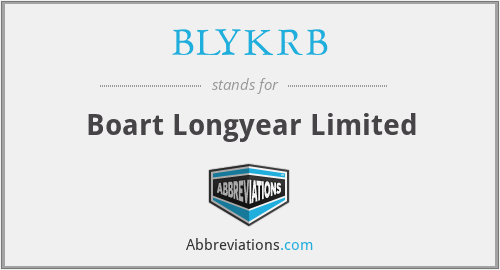 BLYKRB - Boart Longyear Limited