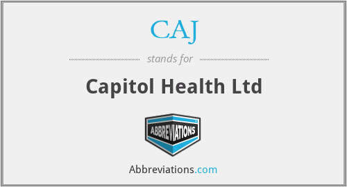 CAJ - Capitol Health Ltd