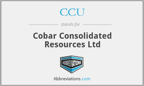 CCU - Cobar Consolidated Resources Ltd
