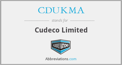 CDUKMA - Cudeco Limited