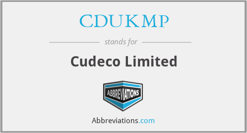 CDUKMP - Cudeco Limited