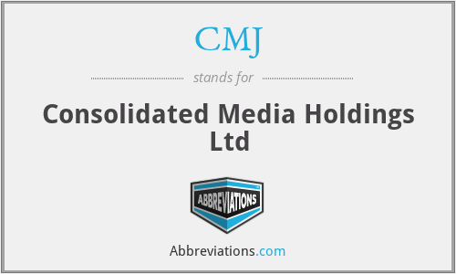 CMJ - Consolidated Media Holdings Ltd