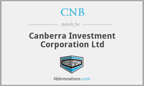 CNB - Canberra Investment Corporation Ltd