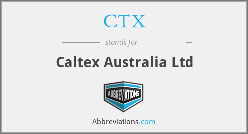 CTX - Caltex Australia Ltd