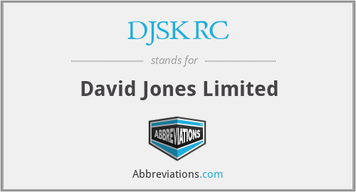 DJSKRC - David Jones Limited