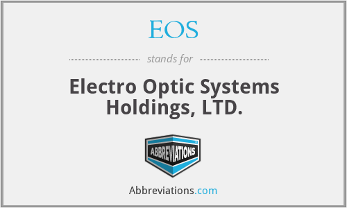 EOS - Electro Optic Systems Holdings, LTD.