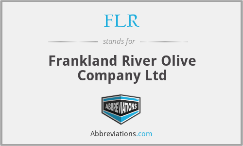 FLR - Frankland River Olive Company Ltd