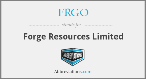 FRGO - Forge Resources Limited