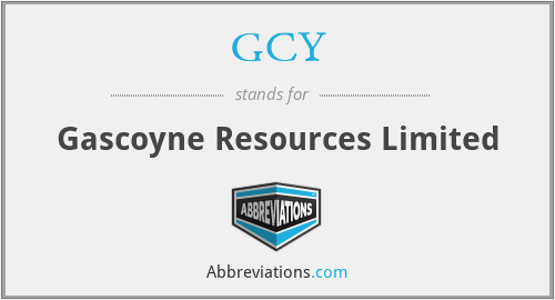 GCY - Gascoyne Resources Limited