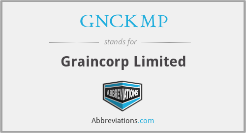GNCKMP - Graincorp Limited