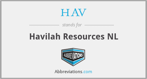 HAV - Havilah Resources NL