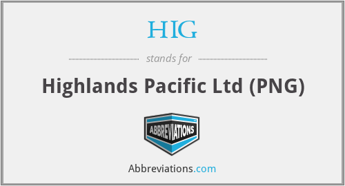 HIG - Highlands Pacific Ltd (PNG)